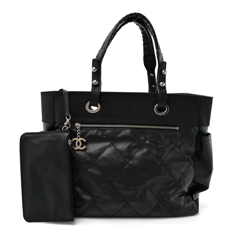 Chanel Coated Canvas Quilted Large #253516C15B - Picture 2 of 13